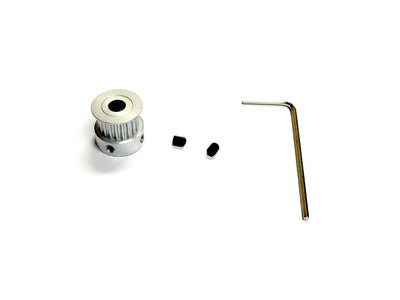 GT2 Pulley with 2 set screws - Voxel Factory -3D printer- Imprimante 3D
