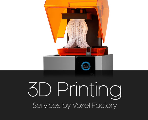 Voxel Factory SLA 3D Printing service