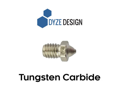 Dyze Design Tungsten Carbide M6 Nozzle - Voxel Factory -3D printer- Imprimante 3D