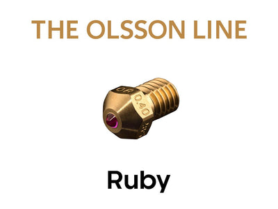 The Olsson Line Ruby 1.75mm Nozzle - Voxel Factory -3D printer- Imprimante 3D